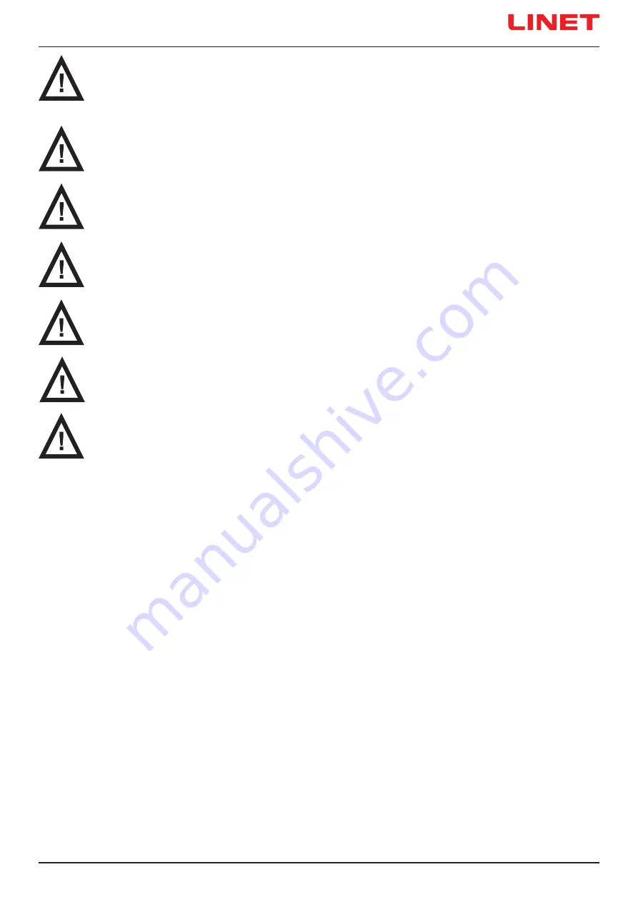 LINET OptiCare X Instructions For Use And Technical Description Download Page 13