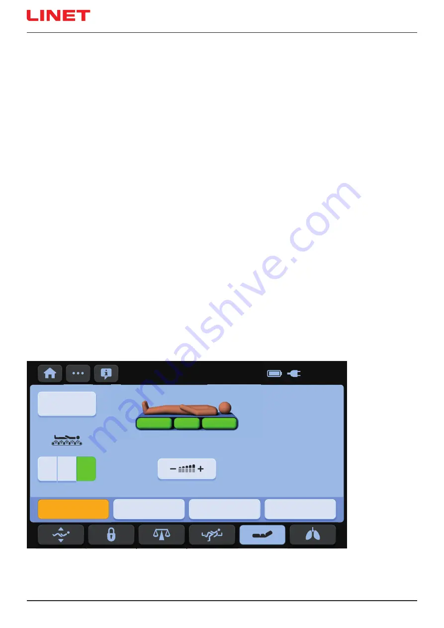 LINET OptiCare X Instructions For Use And Technical Description Download Page 34