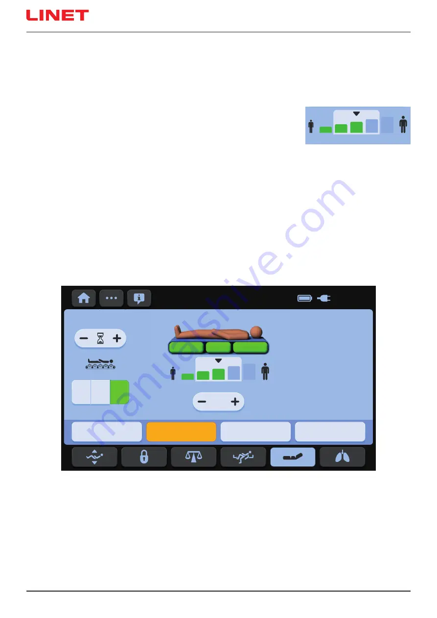 LINET OptiCare X Instructions For Use And Technical Description Download Page 38