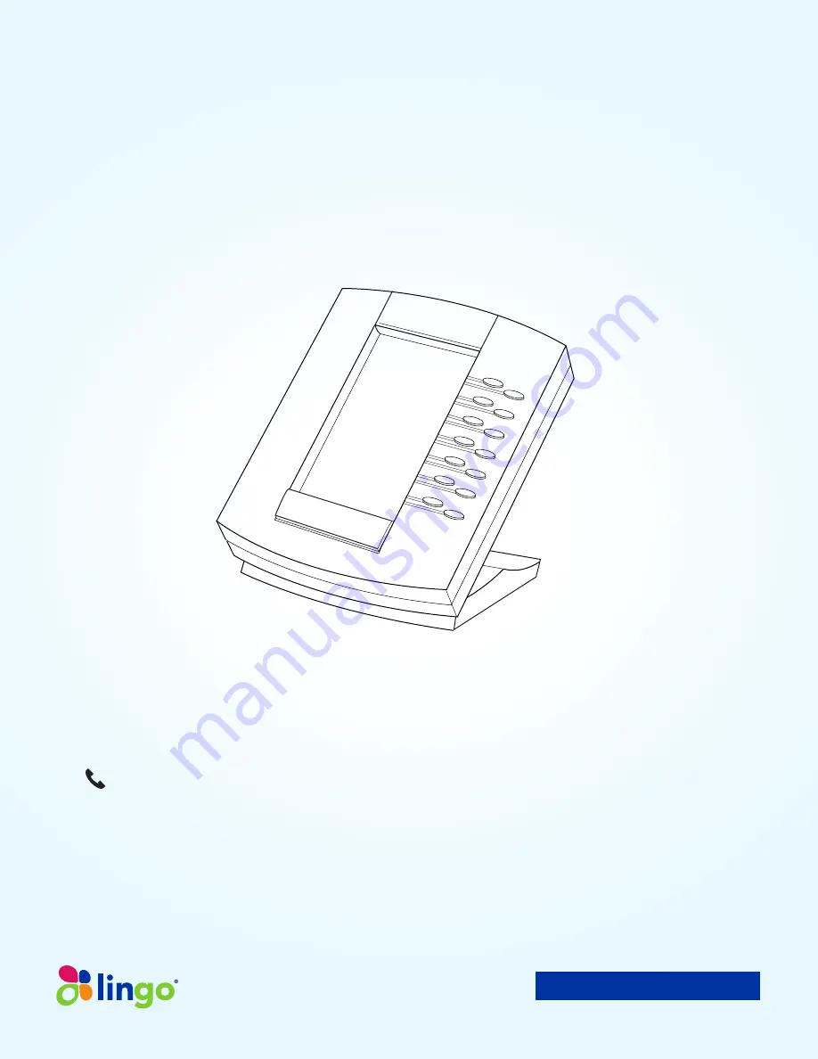 Lingo SoundPoint IP Color Expansion Module Quick Start Manual Download Page 1