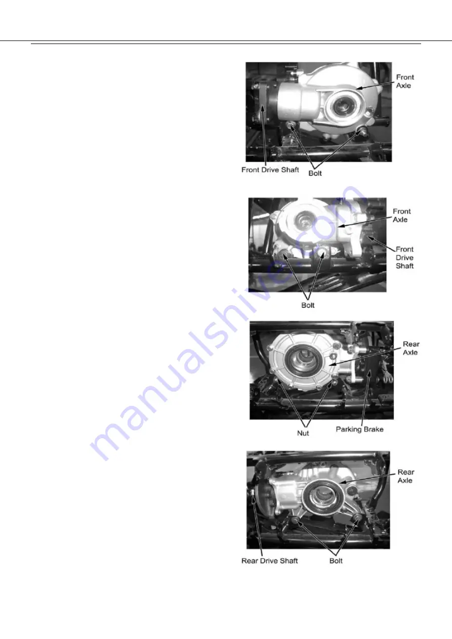 Linhai ATV 500-D T3 EFI Service Manual Download Page 40