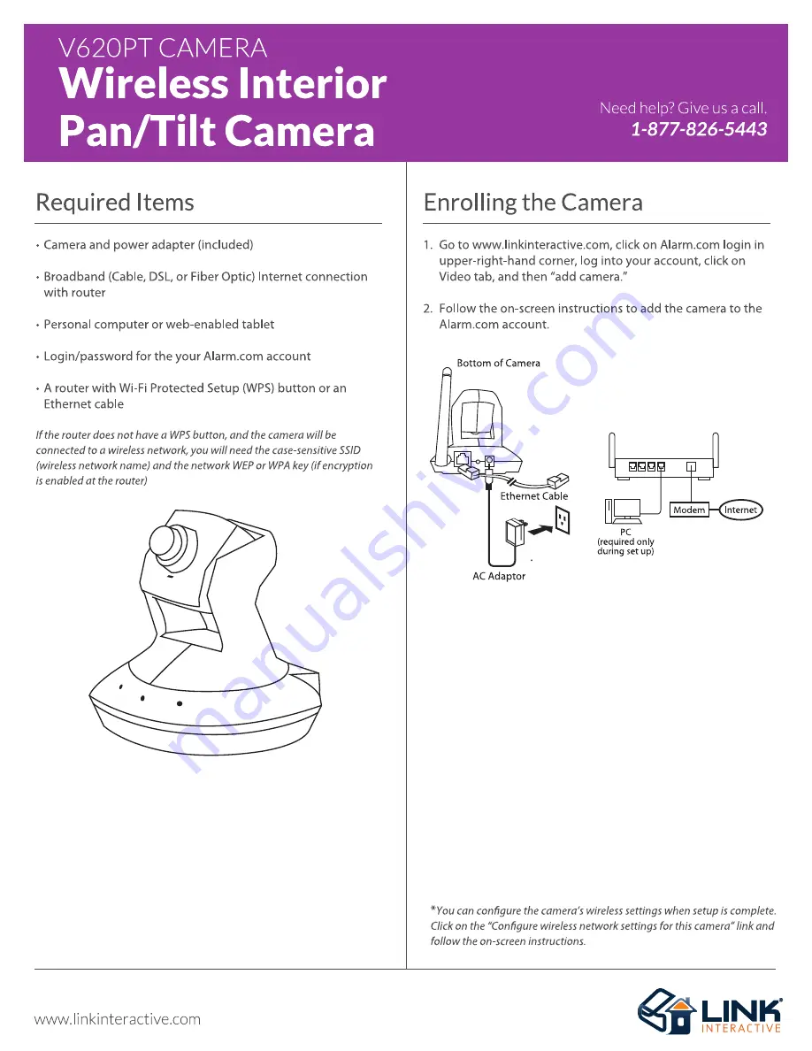 Link V620PT Instruction Manual Download Page 1