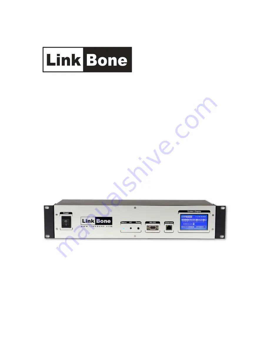 LinkBone 8x8 Matrix User Manual Download Page 1