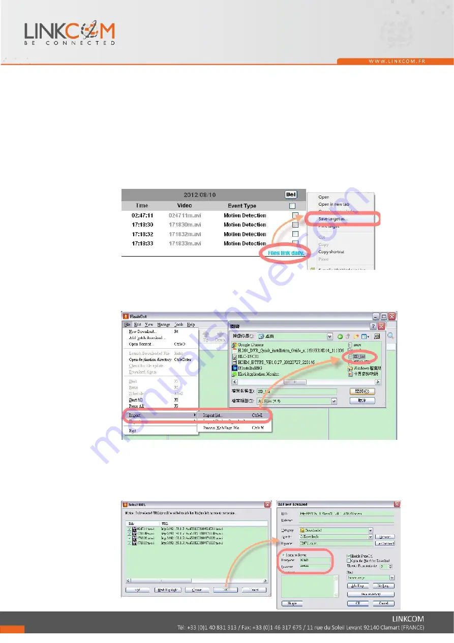 Linkcom Link View CBL2MP User Manual Download Page 55