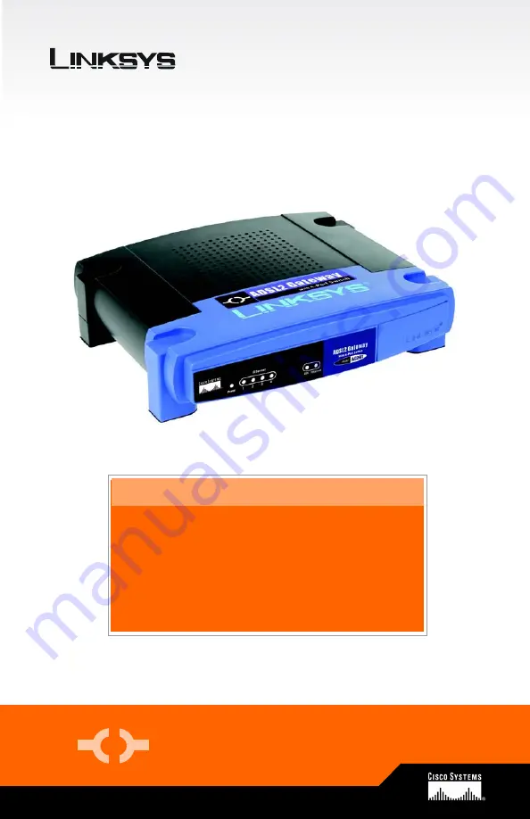 Linksys AG241 Quick Installation Manual Download Page 1