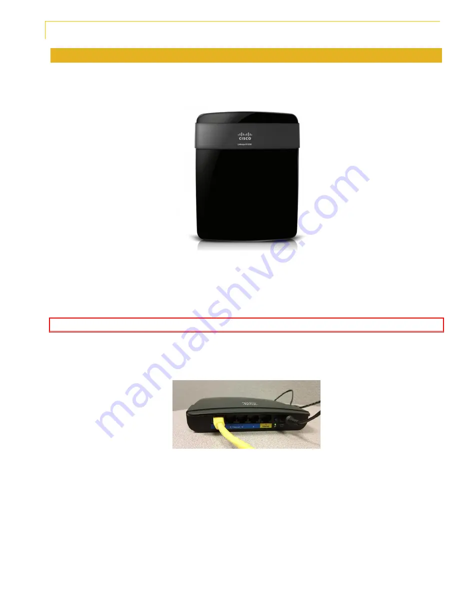 Linksys Linksys E1200 Setup Manual Download Page 5