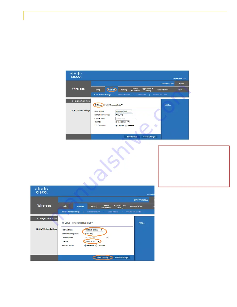 Linksys Linksys E1200 Setup Manual Download Page 20