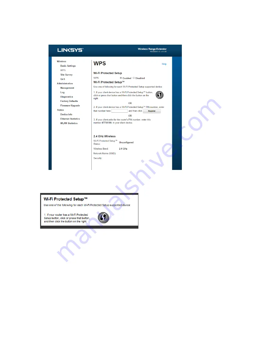 Linksys RE4100W User Manual Download Page 9