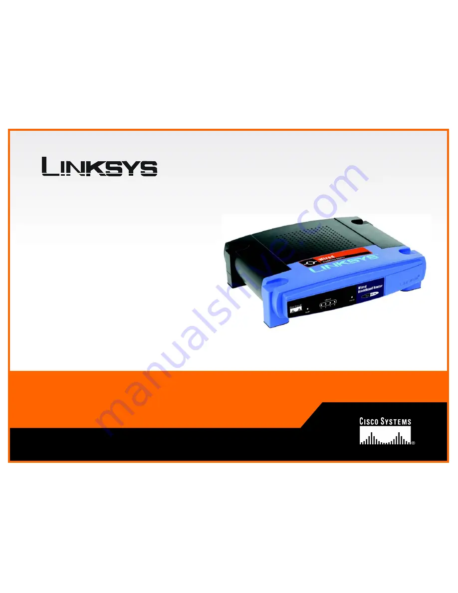 Linksys RT41-BU User Manual Download Page 1