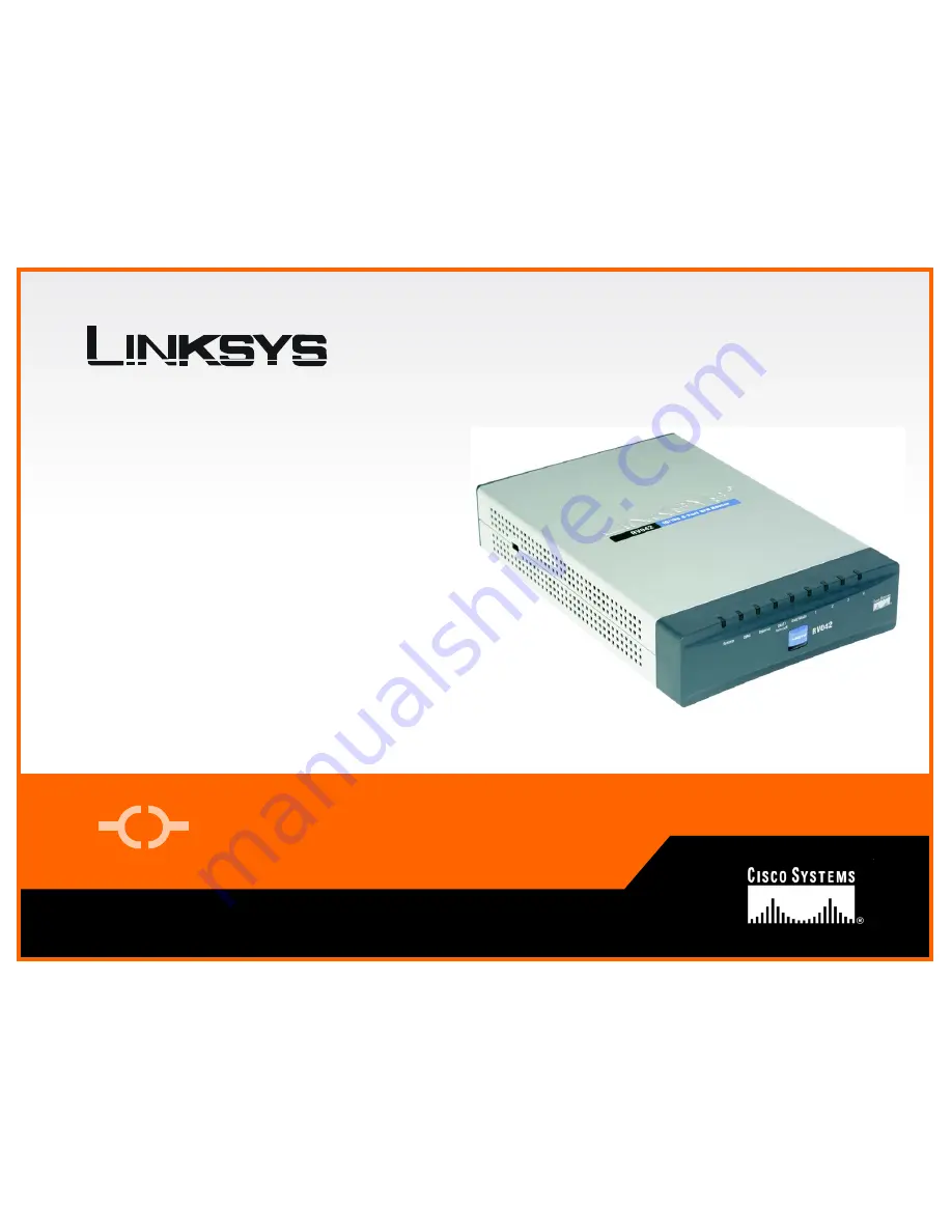 Linksys RV042 User Manual Download Page 1