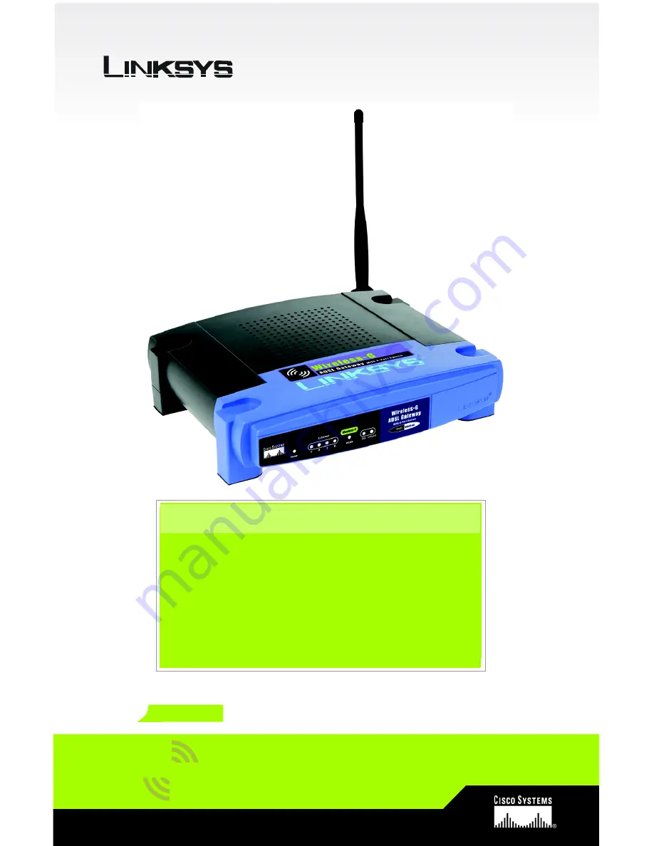 Linksys WAG54G - Wireless-G ADSL Gateway Wireless Router Quick Installation Manual Download Page 17