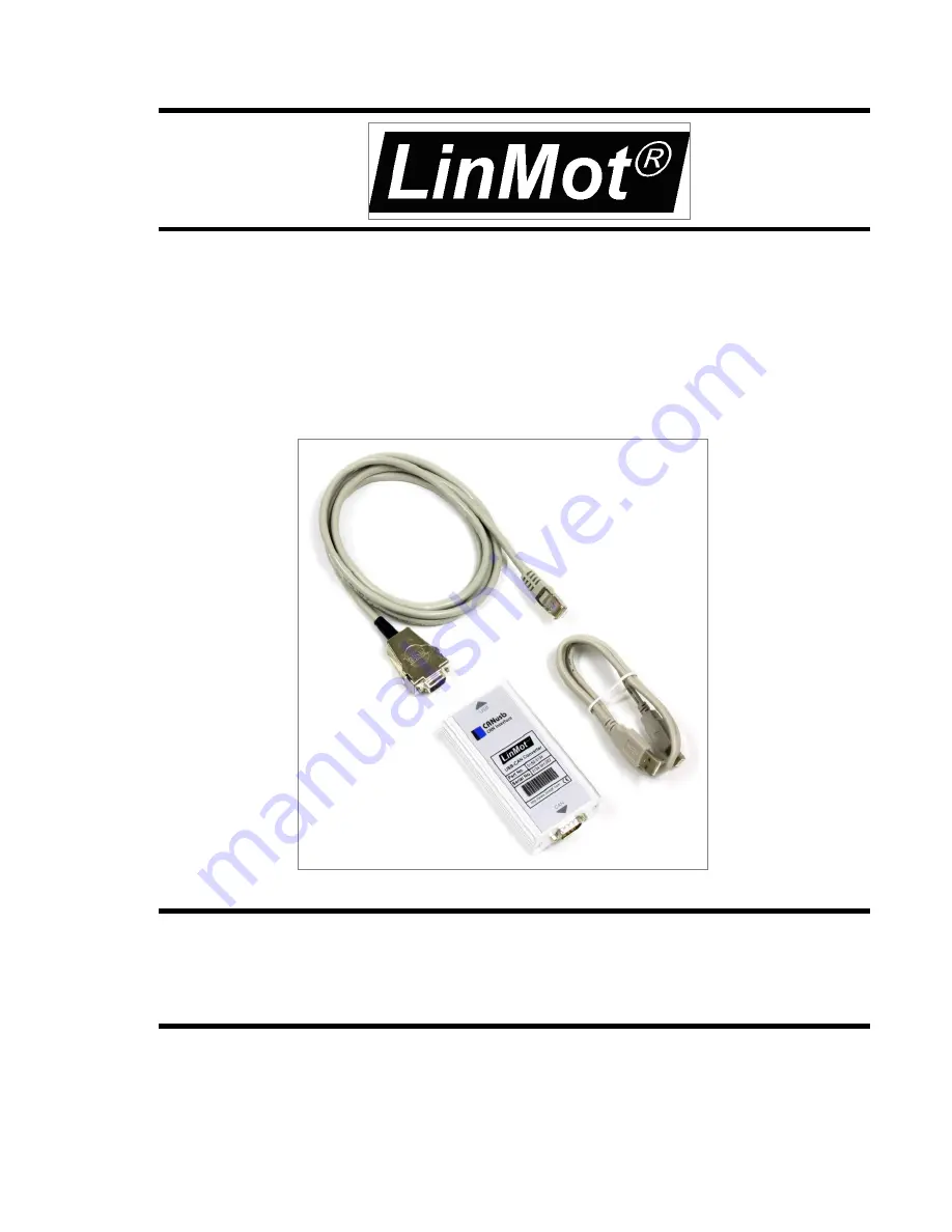 LinMot 0150-3134 Скачать руководство пользователя страница 1