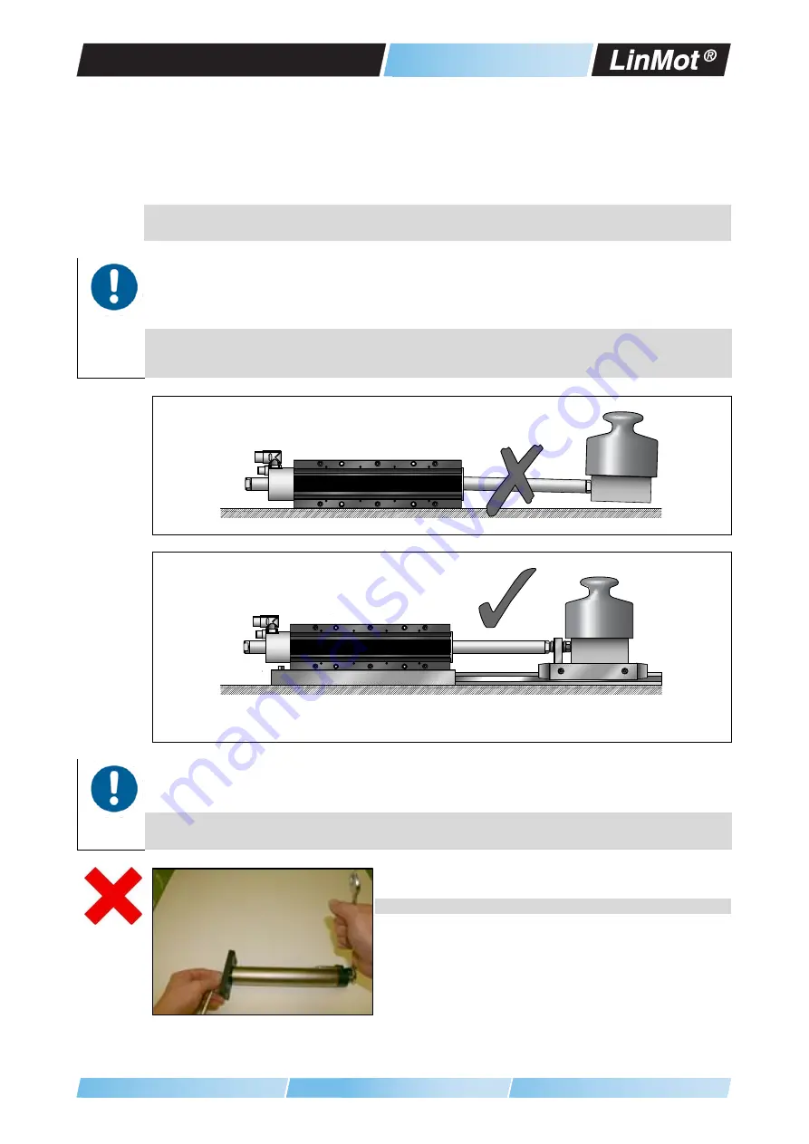 LinMot P10-70 Installation Manual Download Page 11