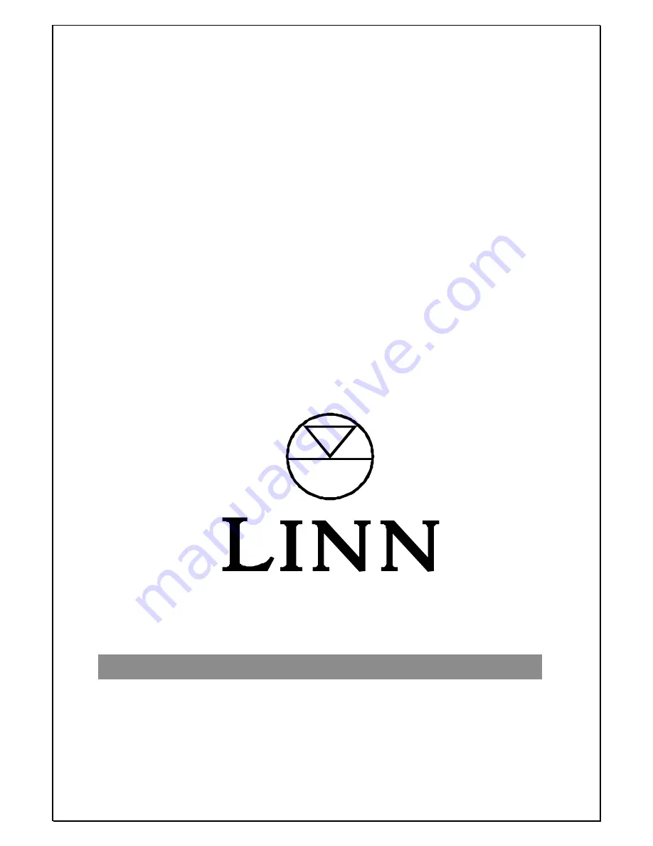 Linn ISOBARIK AKTIV Owner'S Manual Download Page 1