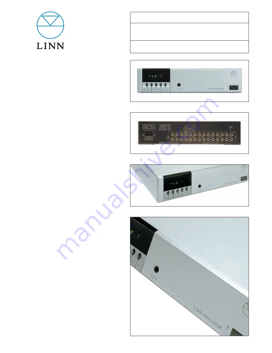 Linn Kolektor Specification Download Page 1