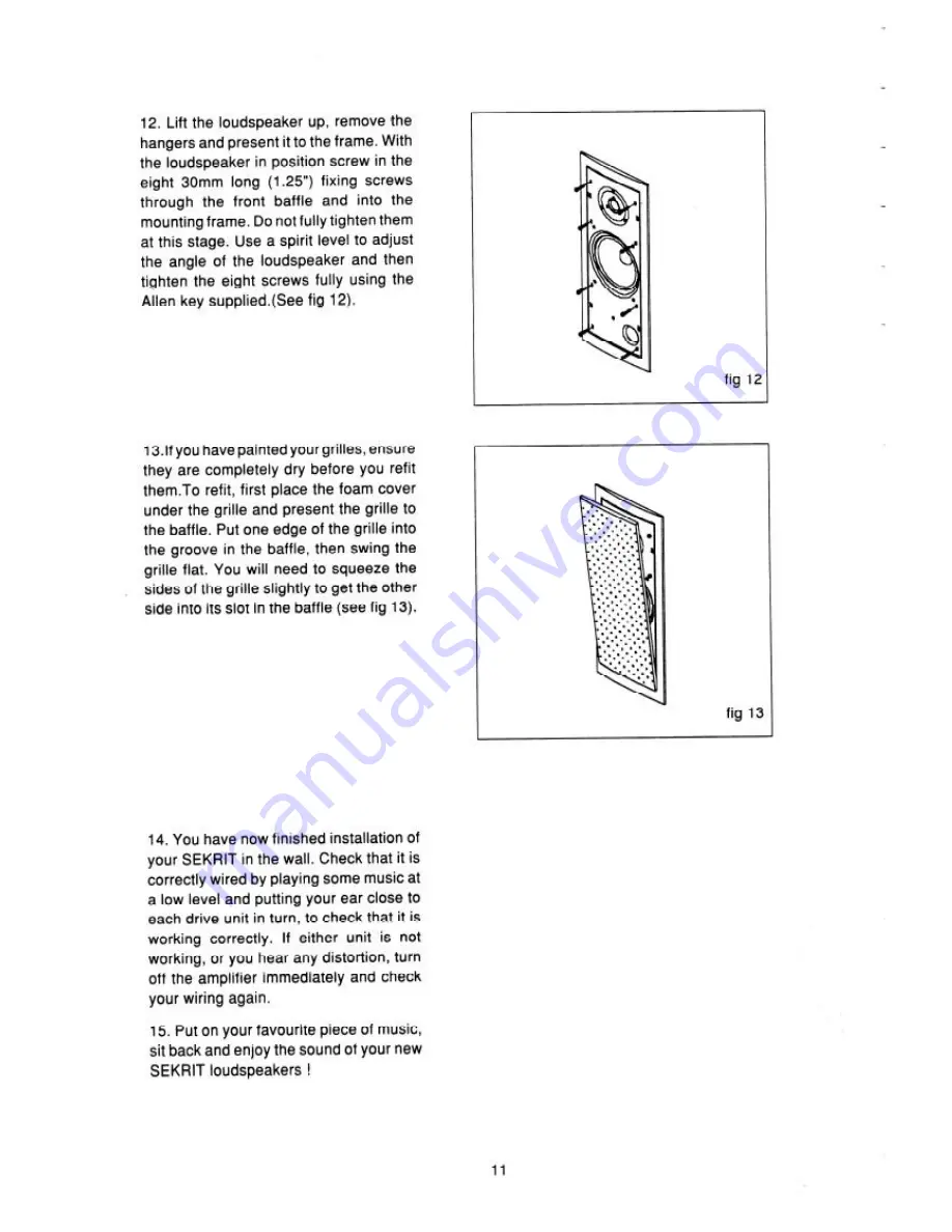 Linn SEKRIT User Manual Download Page 12