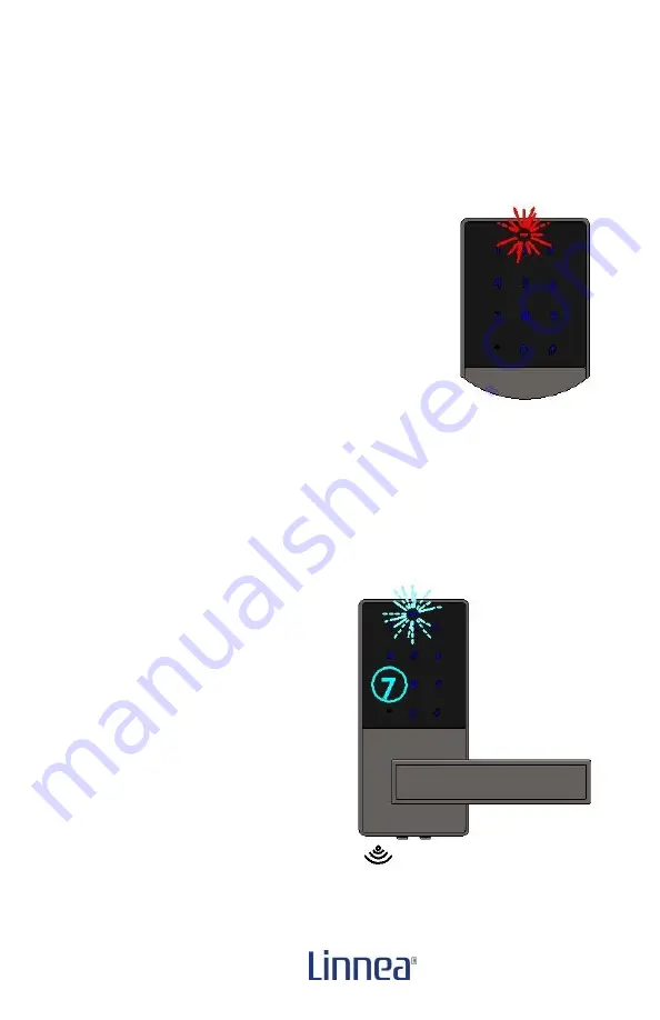 Linnea Smart Lock SML-145 Manual Download Page 9