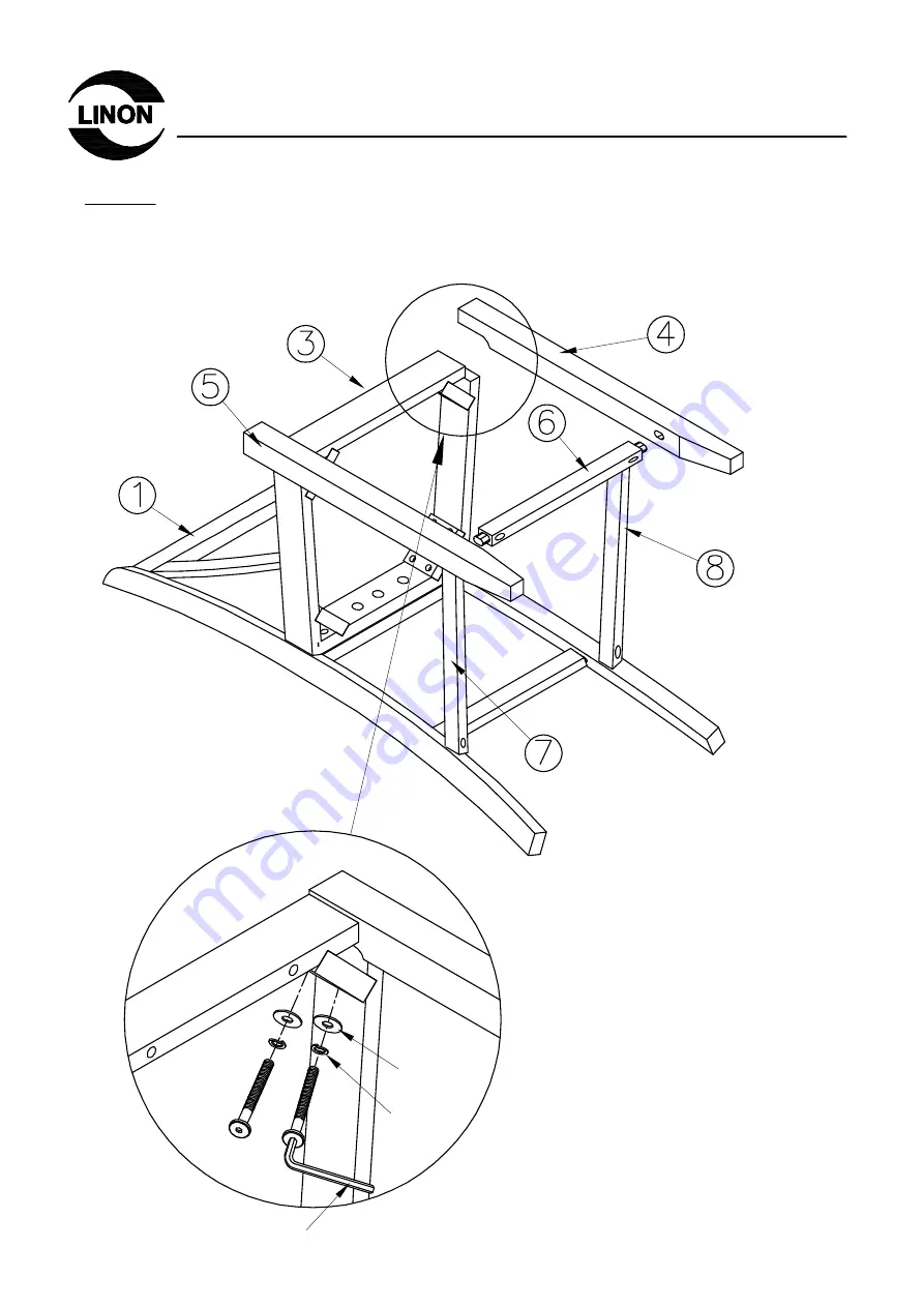 Linon 01709BLK-01-KD-U Assembly Instructions Manual Download Page 5