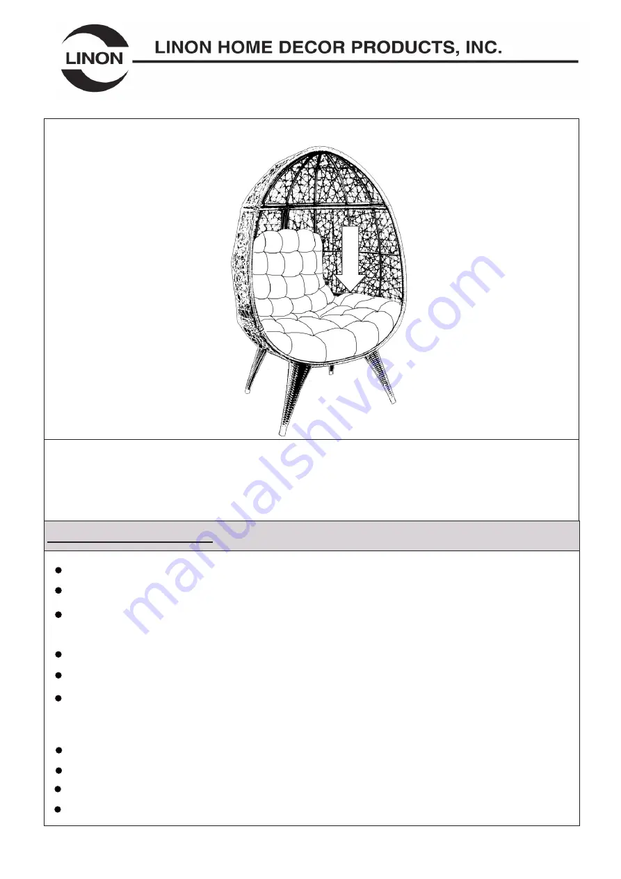 Linon 20459 Manual Download Page 7