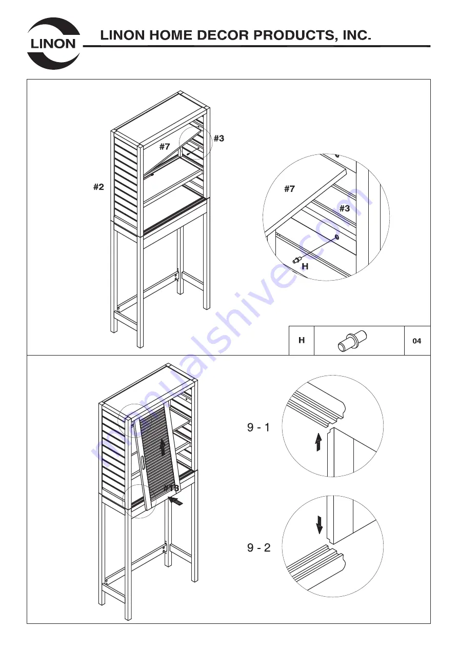 Linon 980211NAT01U Скачать руководство пользователя страница 11