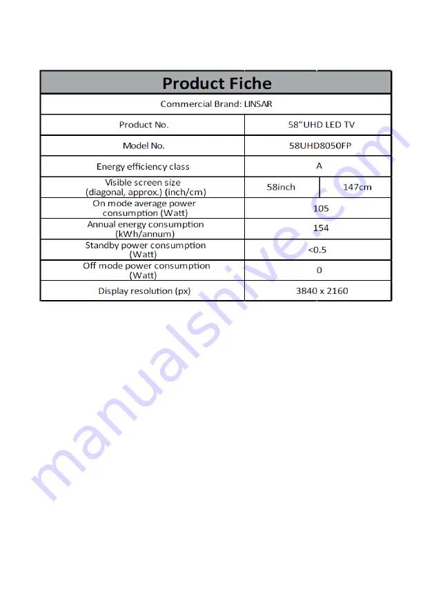 Linsar 58UHD8050FP User Manual Download Page 38