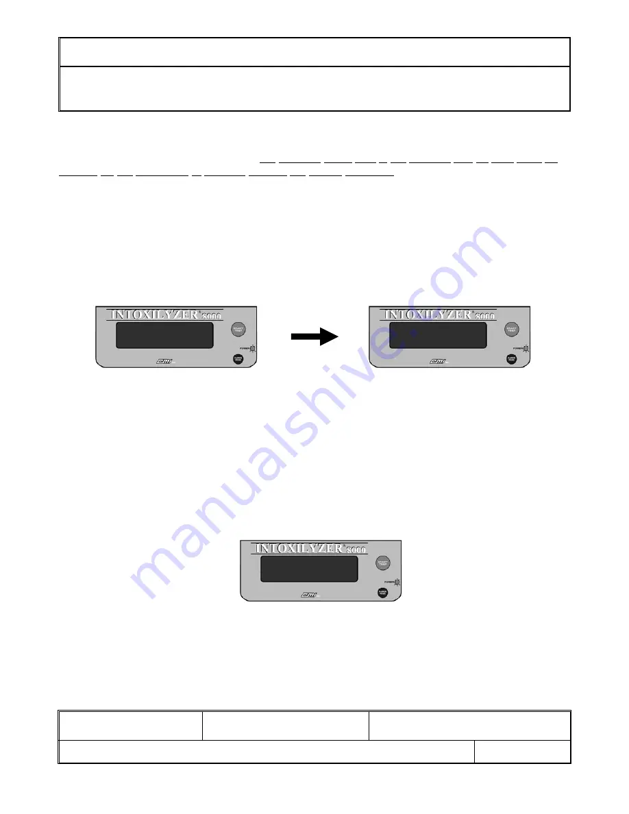 LION INTOXILYZER 8000 Operator'S Manual Download Page 13