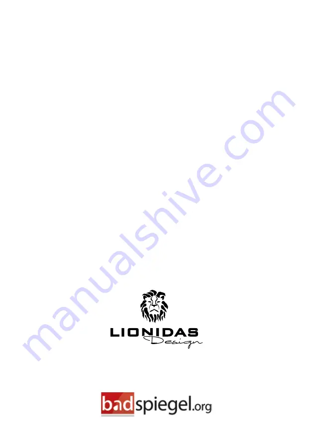 Lionidas Anbras 989705328-SS-LED Assembly Instructions Manual Download Page 24