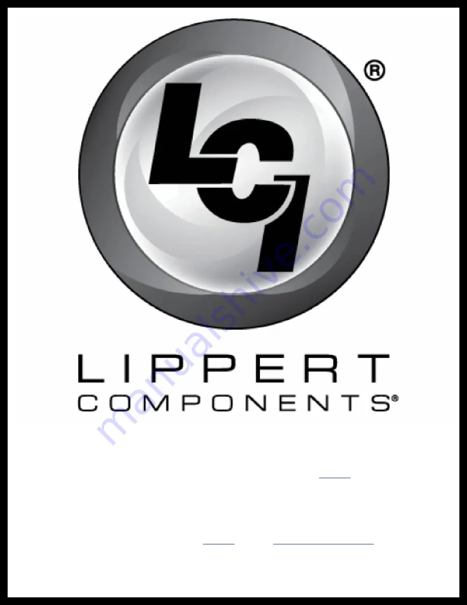 Lippert Components Schwintek TV Lift Скачать руководство пользователя страница 8