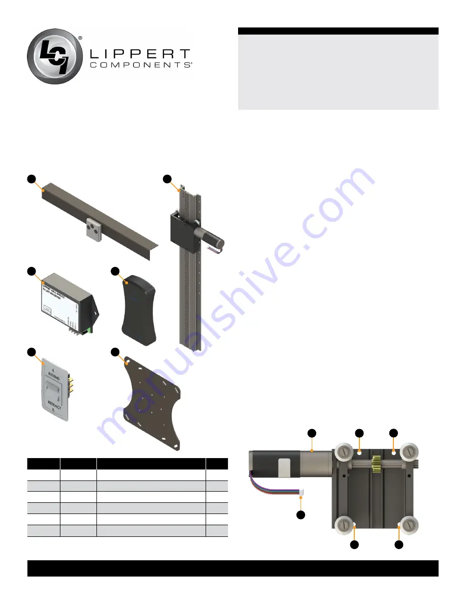 Lippert Components Schwintek Скачать руководство пользователя страница 3