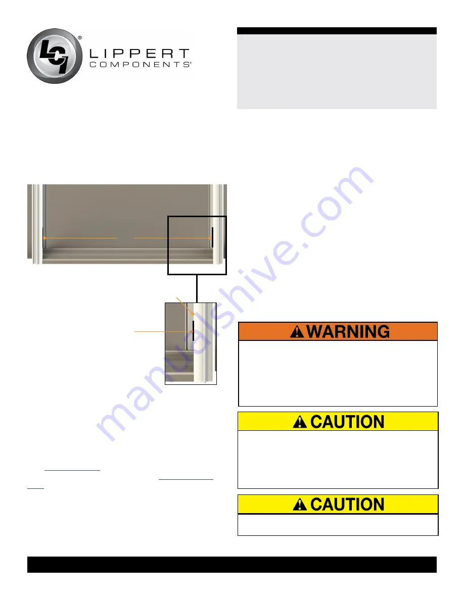 Lippert Components Screen Defender Скачать руководство пользователя страница 2