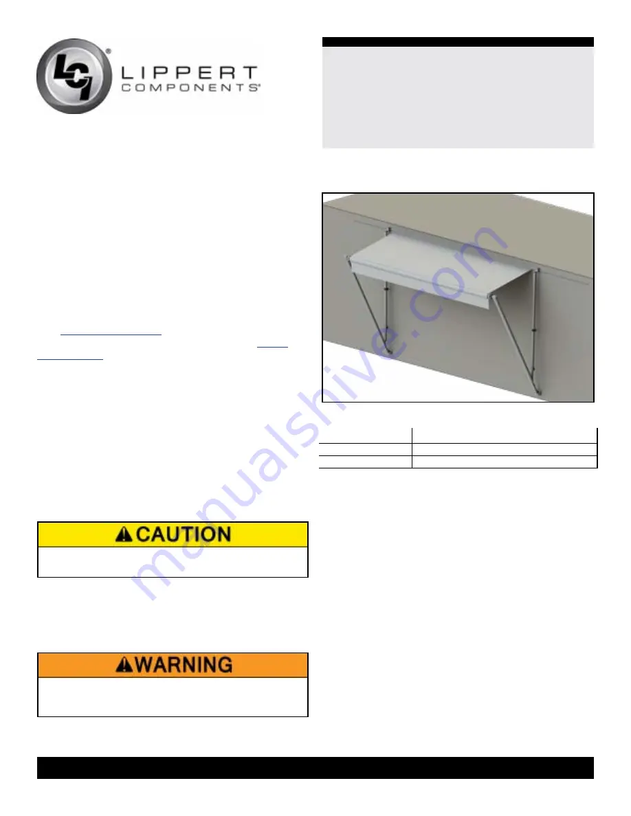 Lippert Components Solera 434717 User Manual Download Page 2