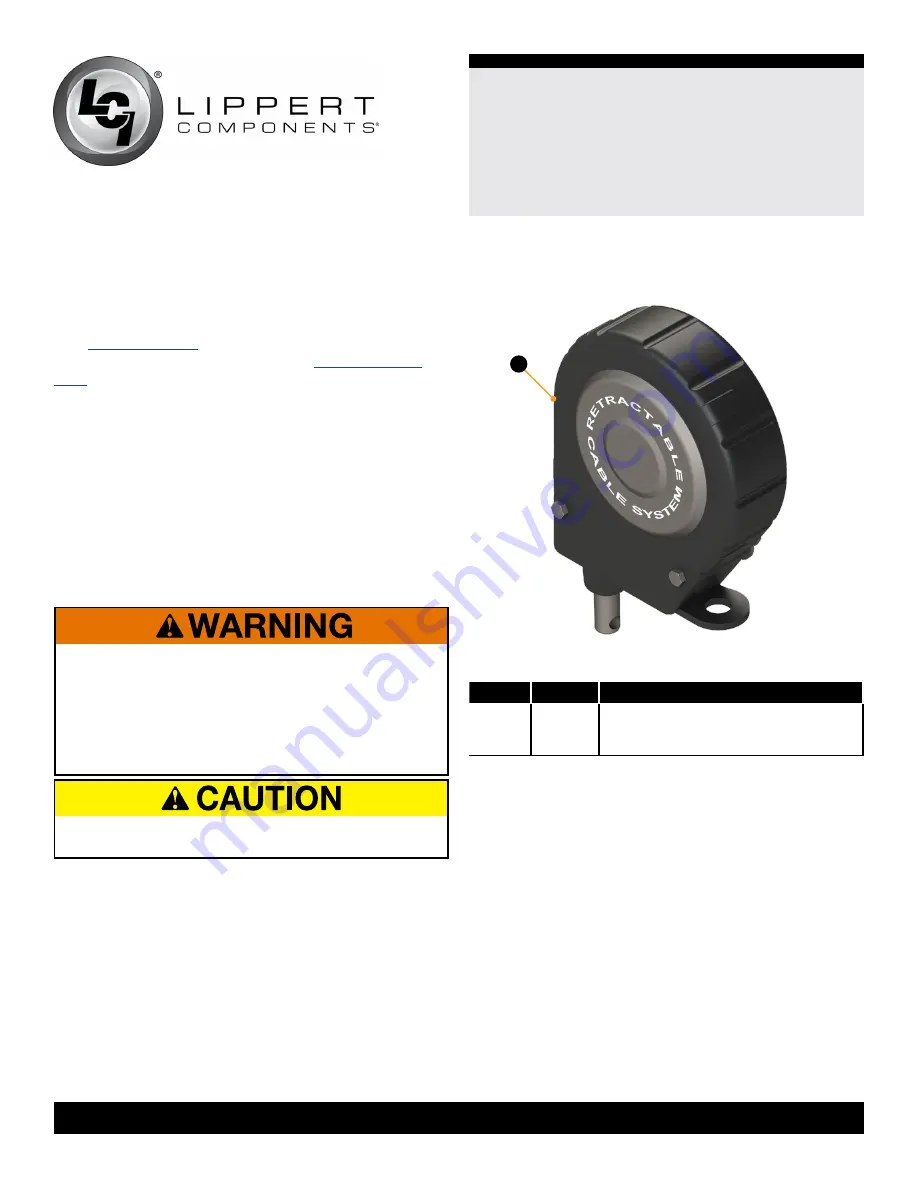 Lippert Components ToyLok Скачать руководство пользователя страница 2