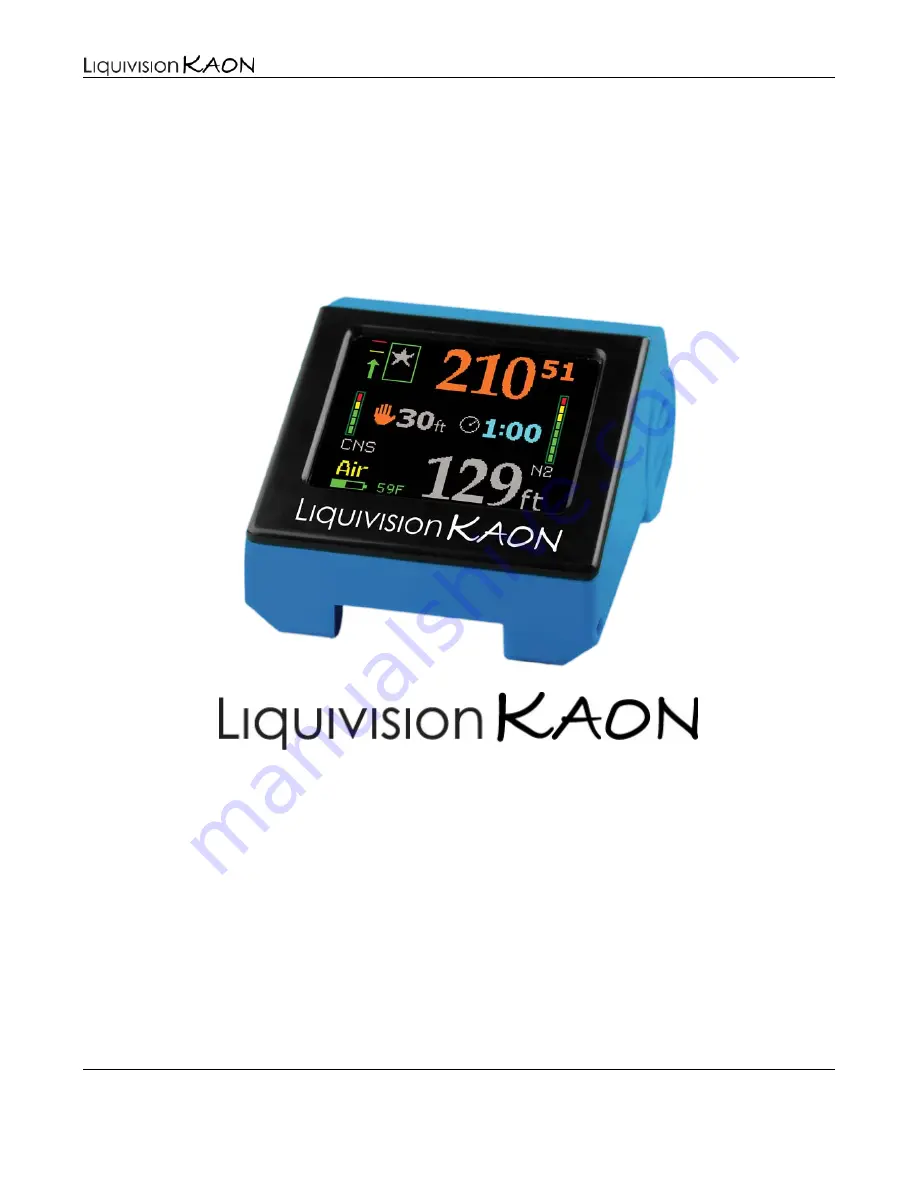 Liquivision kaon User Manual Download Page 1