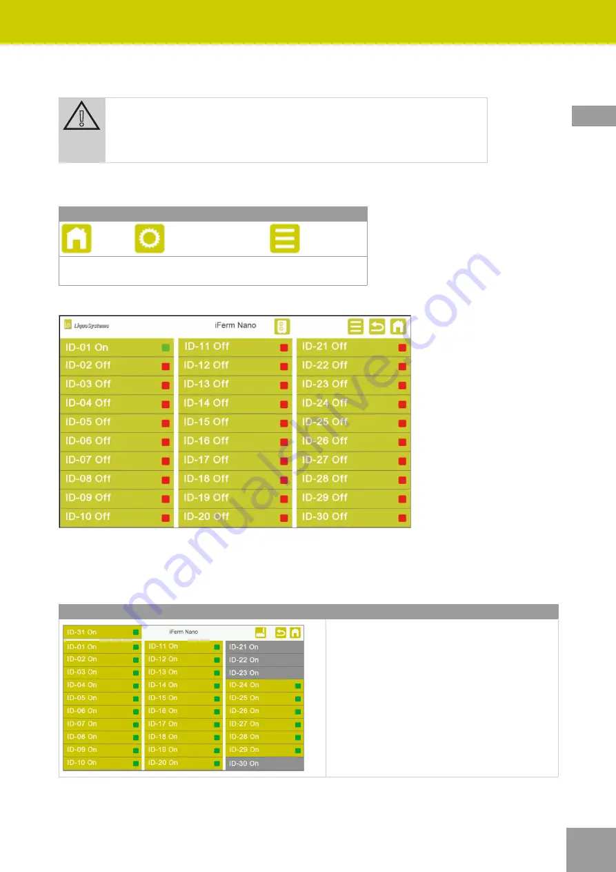 LiquoSystems iFerm Nano Terminal Operating Instructions Manual Download Page 47