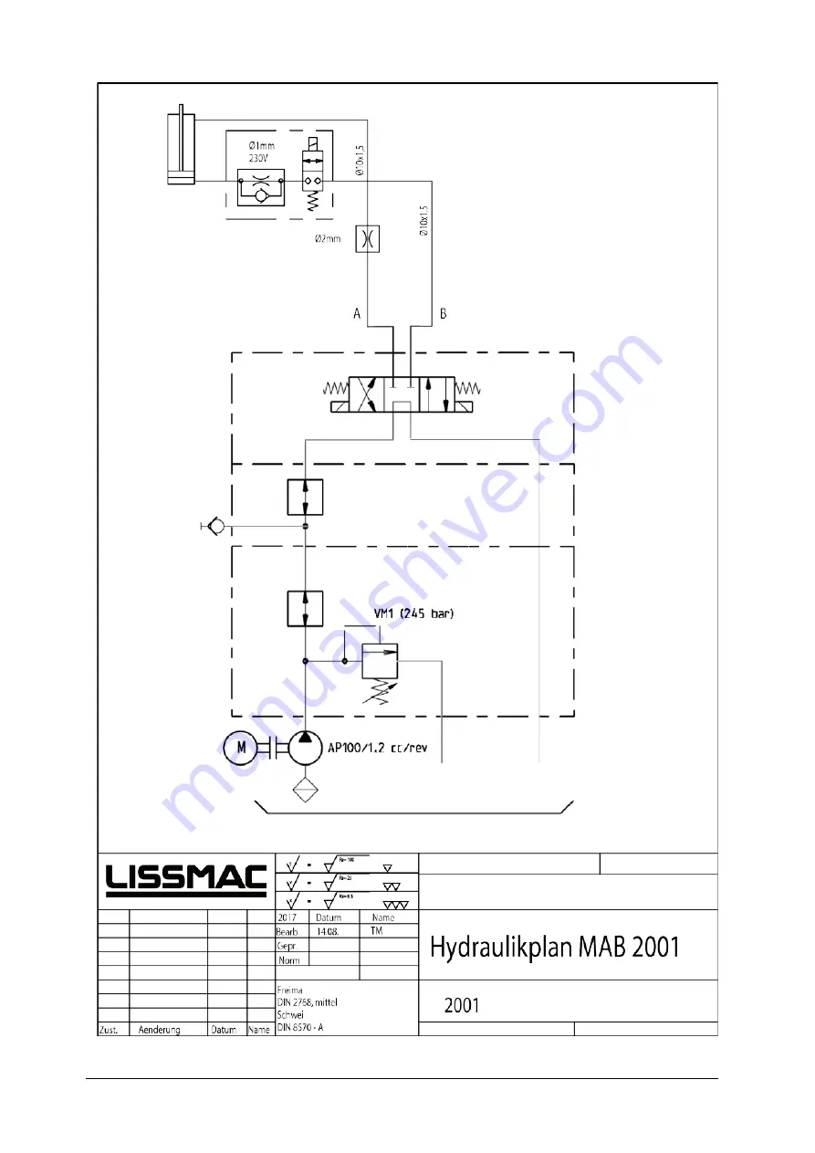 Lissmac MAB 2001 Operating Instructions Manual Download Page 57