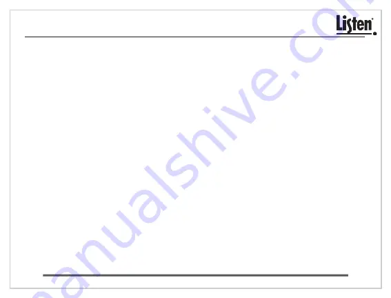 Listen LT-700-072 Quick Reference Card Download Page 2