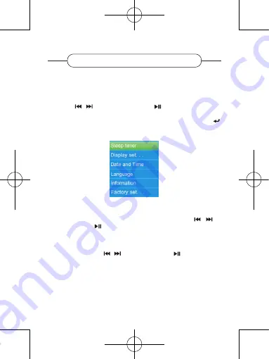 Listo MP4-038 II User Manual Download Page 128