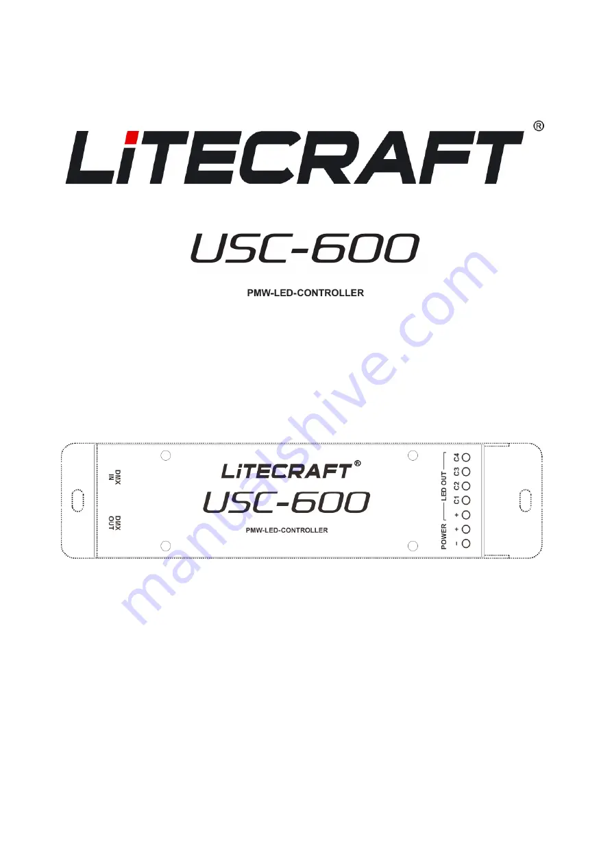 Litecraft USC-600 Скачать руководство пользователя страница 1