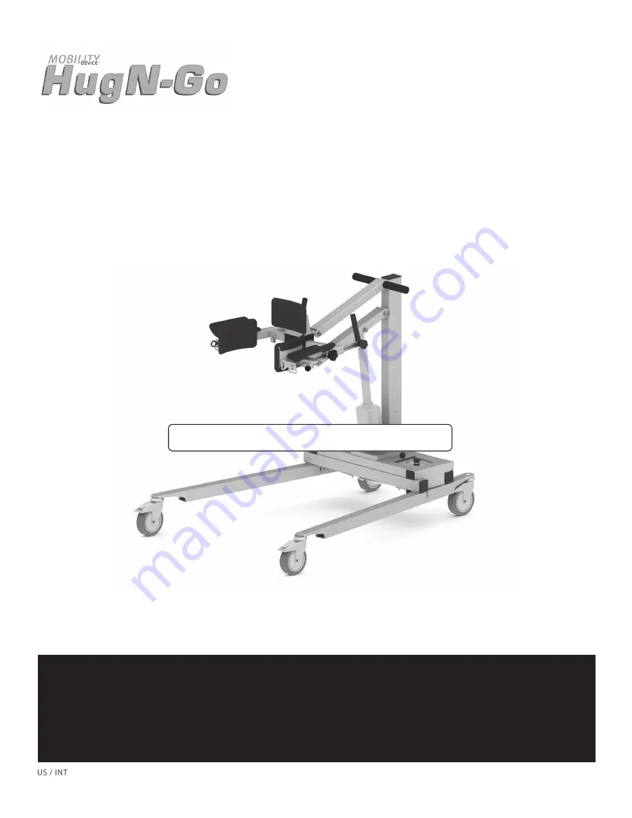 LiteGait HugN-Go 350 Assembly Instructions Manual Download Page 1