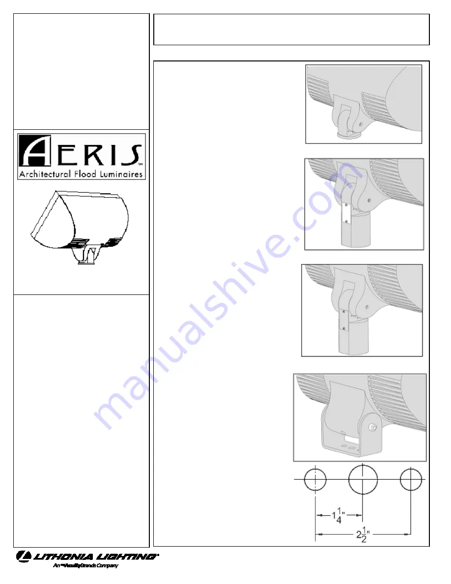 Lithonia Lighting Aeris ASF1 Скачать руководство пользователя страница 1