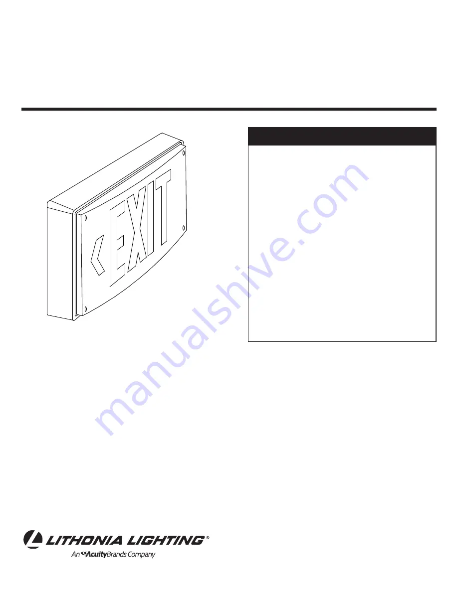 Lithonia Lighting EXTREME LVS2 120/277 ELN SD Series Installation Instruction Supplement Download Page 1