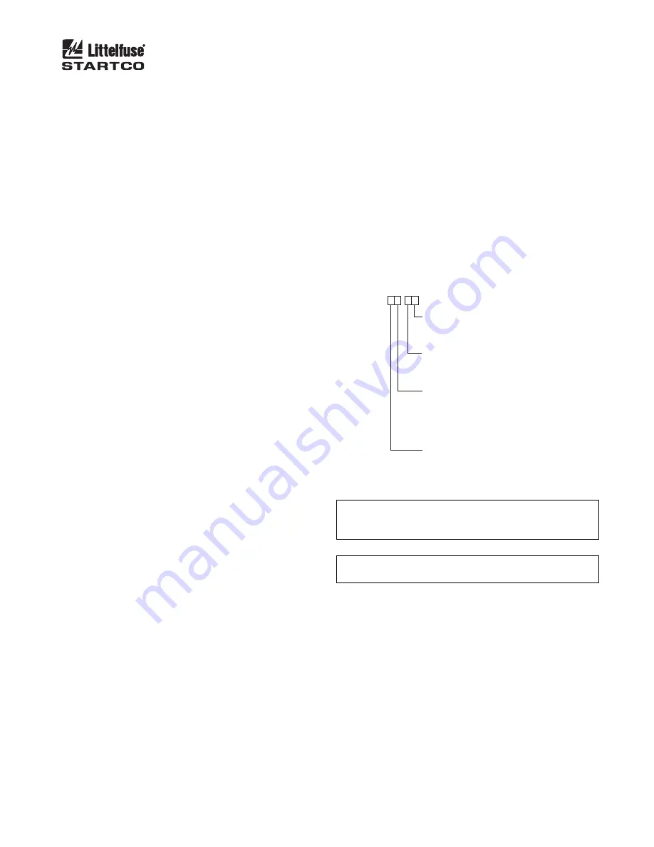 Littelfuse Startco SE-330 Series Manual Download Page 31