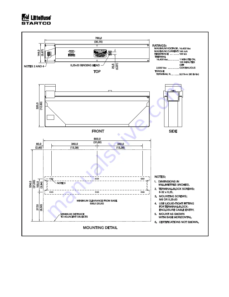 Littelfuse Startco SE-330HV Manual Download Page 17