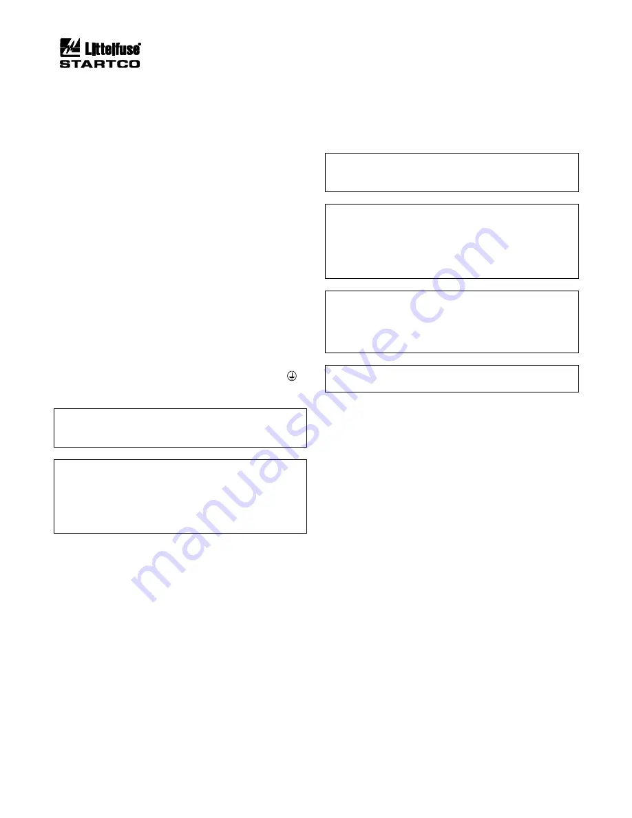 Littelfuse SE-330AU Manual Download Page 10