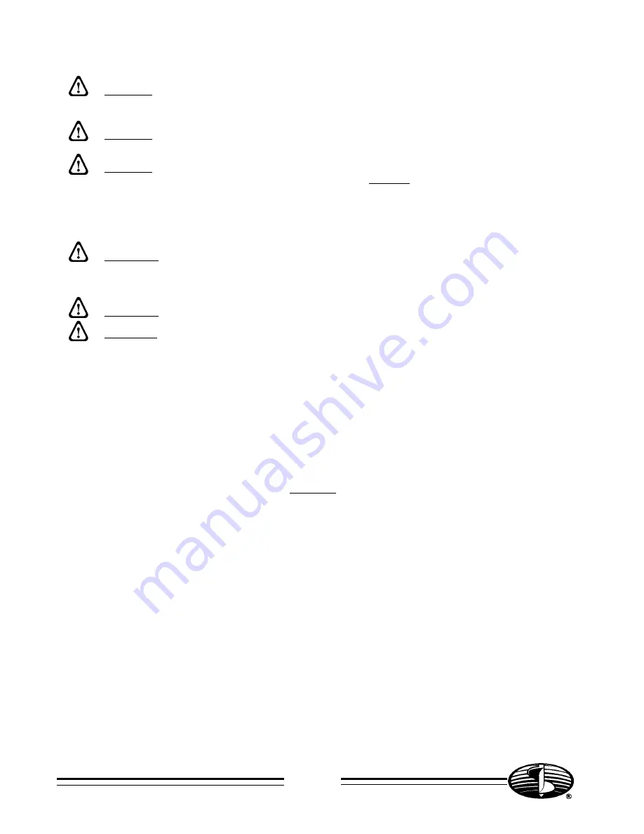 LITTLE BEAVER Hydraulic Earth Drill Operator'S Manual Download Page 4