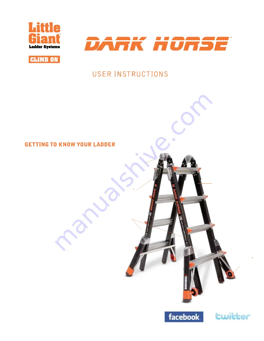 Little Giant Dark Horse Скачать руководство пользователя страница 1