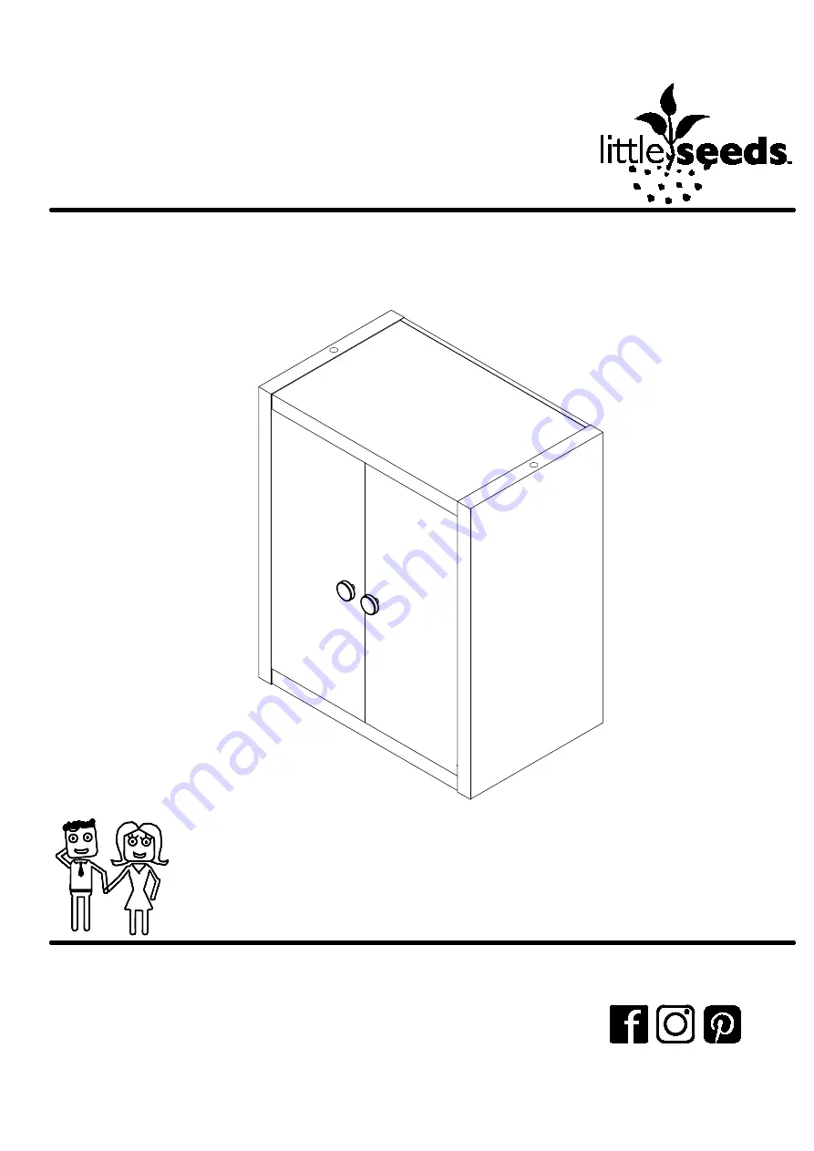 Little Seeds Sierra Ridge 2 Door Stacker 6821096COM Скачать руководство пользователя страница 2