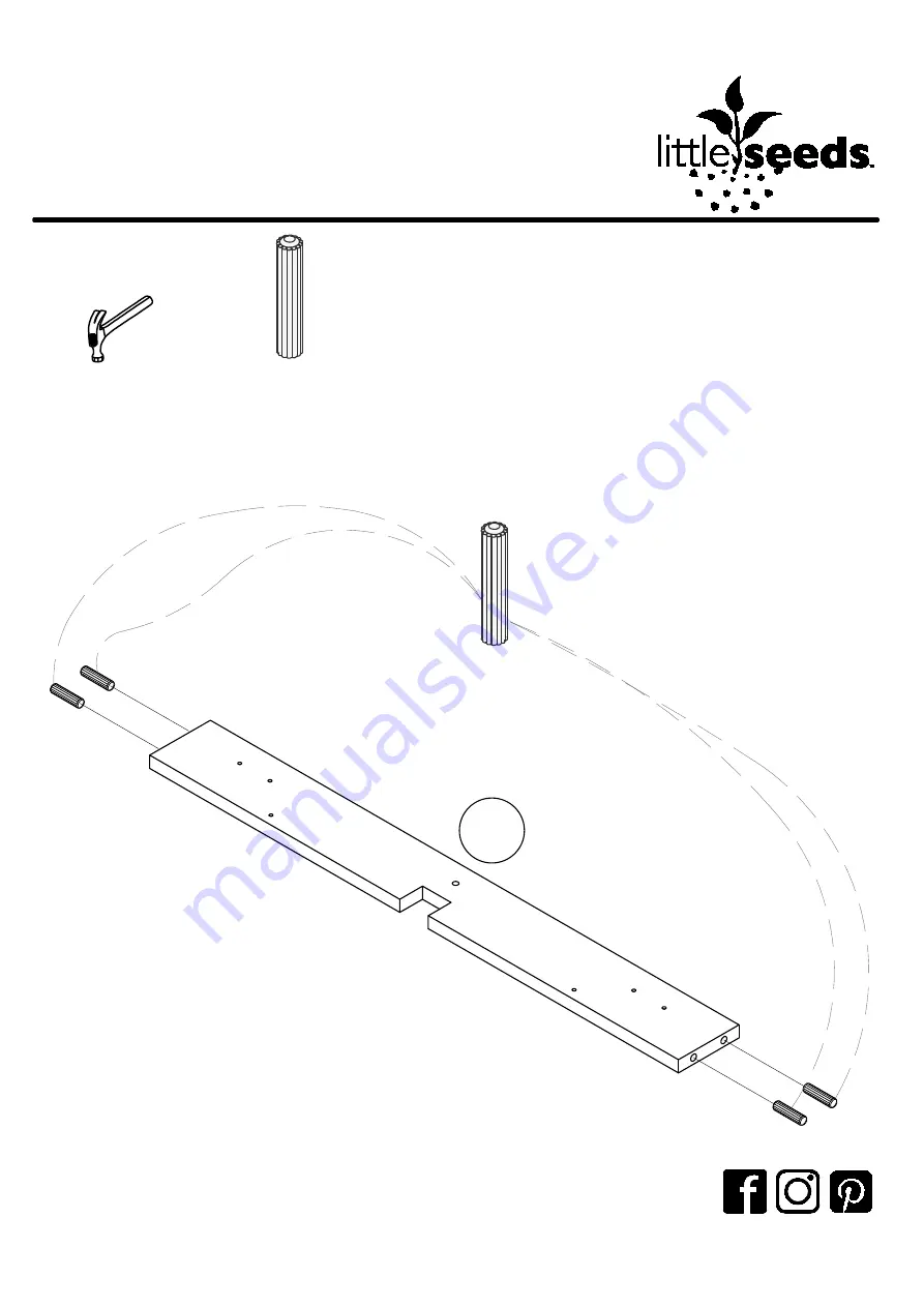 Little Seeds Sierra Ridge 2 Door Stacker 6821096COM Assembly Manual Download Page 13