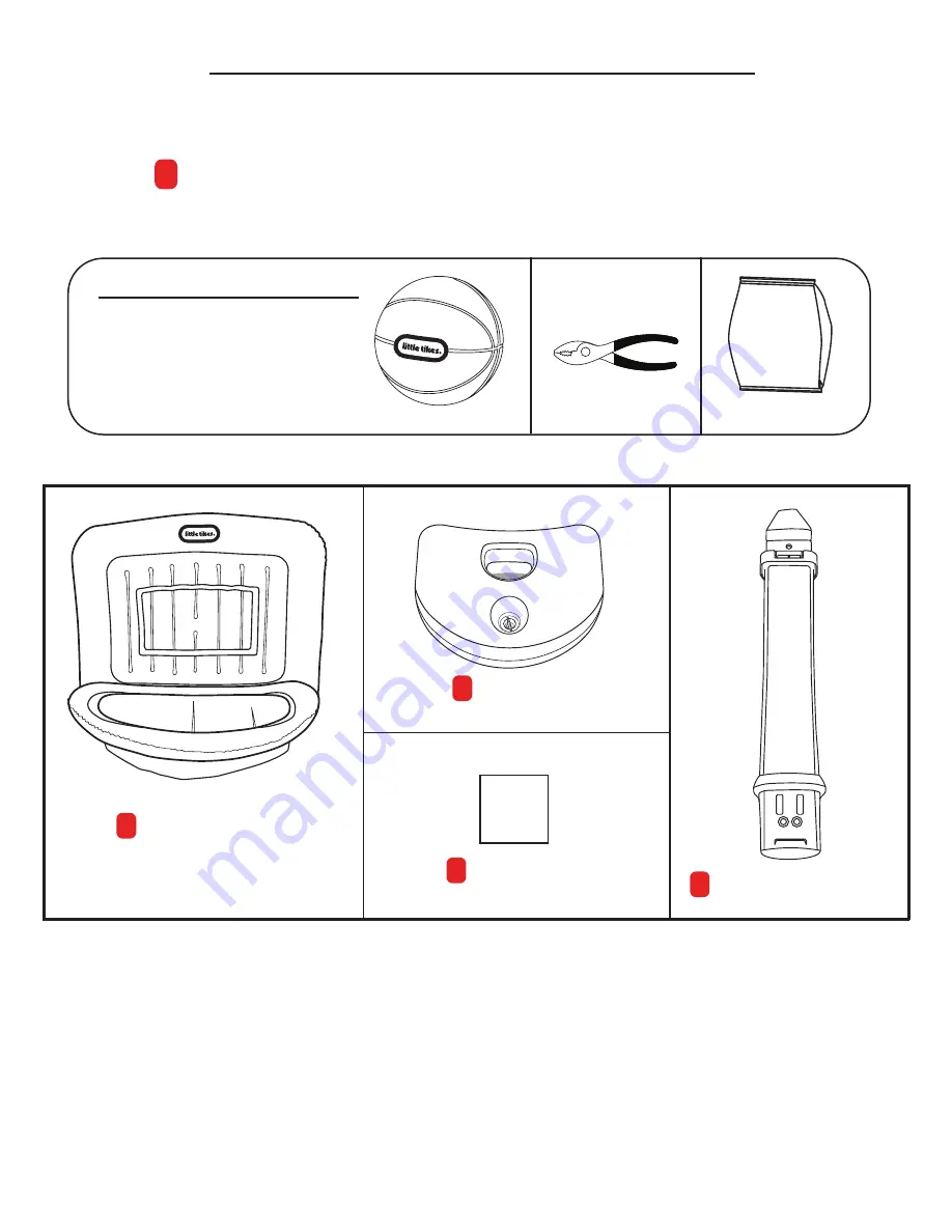 Little Tikes 659898M8 Assembly Instructions Manual Download Page 3