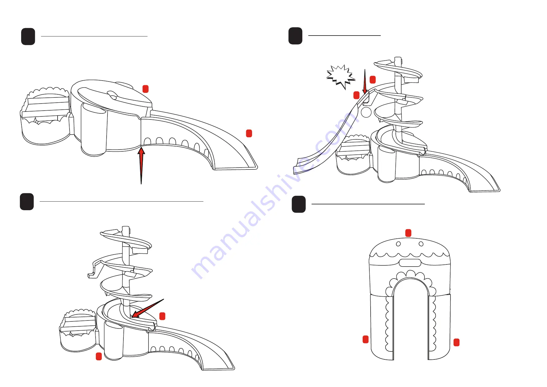 Little Tikes Learn & Play Roll Around 658402 Assembly Instructions Manual Download Page 6